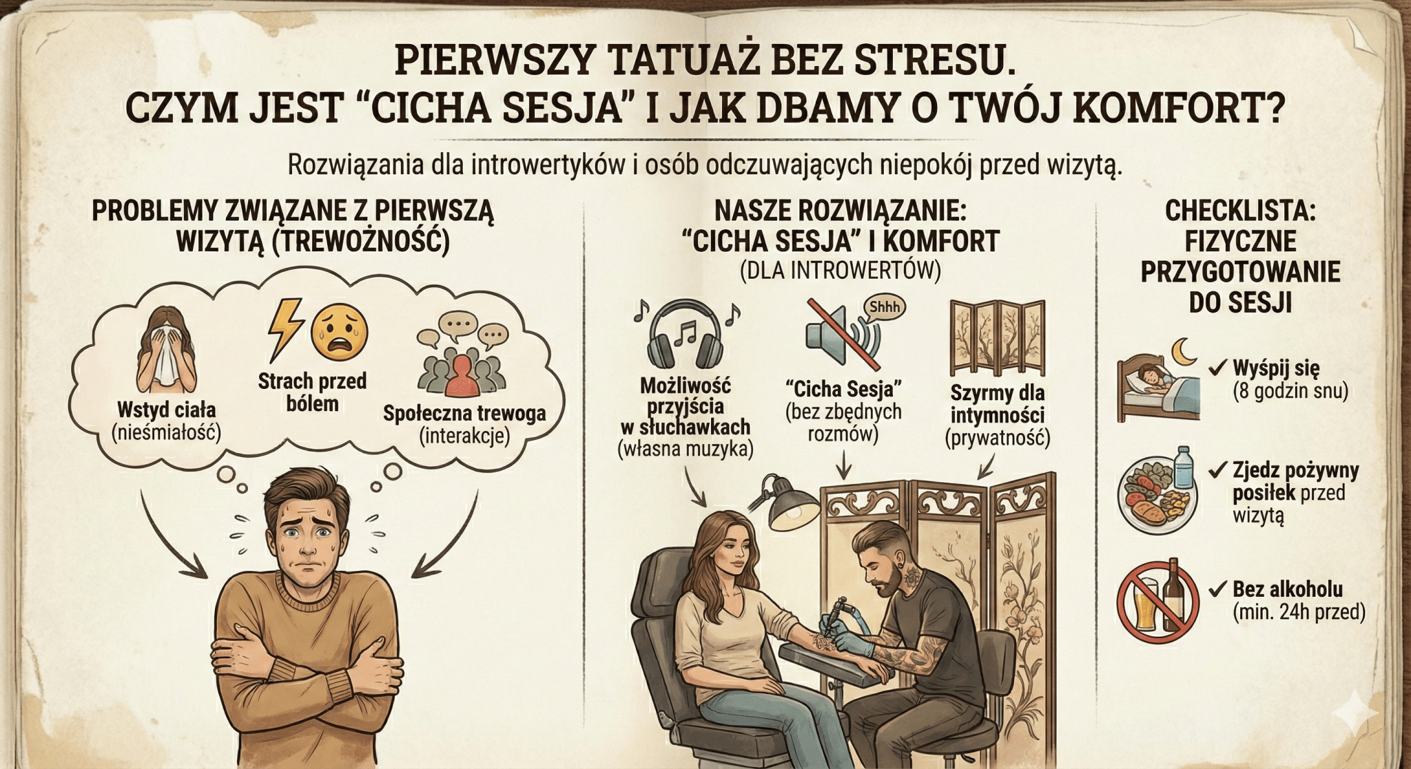 Pierwszy Tatuaż Bez Stresu